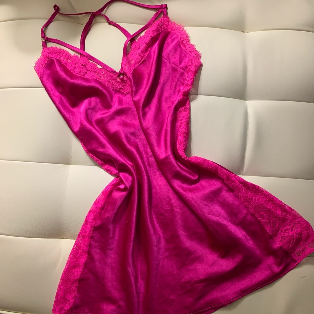 Fuschia Pink Victoria’s Secret Nightgown
